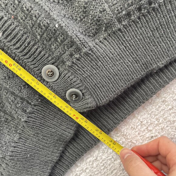 VTG Functionals Cardigan Grandpa Sweater Men XL Colorful Aztec Knit Wool Blend - Picture 9 of 14